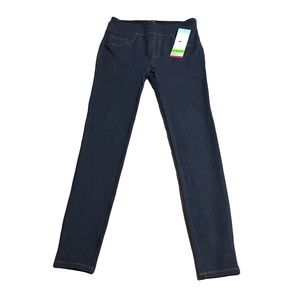 Assets By Spanx Structured Leggings Jeggings Midnight Indigo Blue Size L NWT